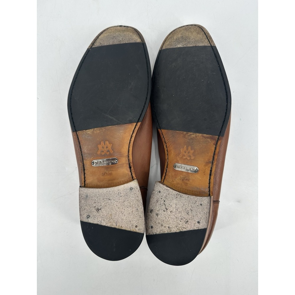 Mezlan Plinio Tassel Loafers Tan Size 10 M Made In Spain - Picture 9 of 10